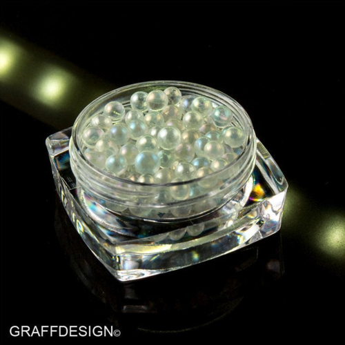 Nailart Candy Balls - Glass Perlen klar in vier Grössen - Grösse 4 - 907-004