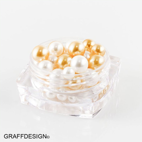 Nailart Candy Balls - Glass Perlen in verschiedenen Grössen - 907-011