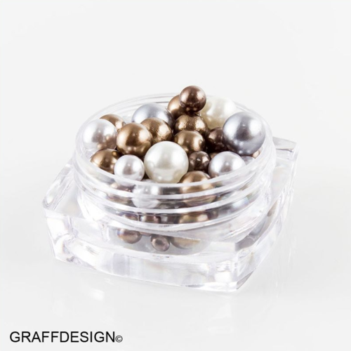 Nailart Candy Balls - Glass Perlen in verschiedenen Grössen - 907-012
