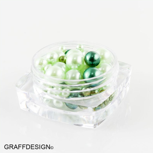 Nailart Candy Balls - Glass Perlen in verschiedenen Grössen - 907-014