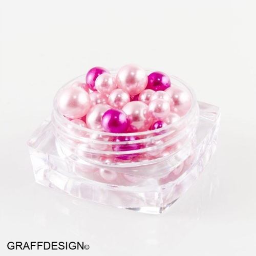 Nailart Candy Balls - Glass Perlen in verschiedenen Grössen - 907-015