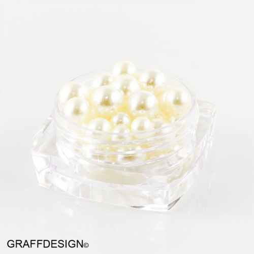 Nailart Candy Balls - Glass Perlen in verschiedenen Grössen - 907-017