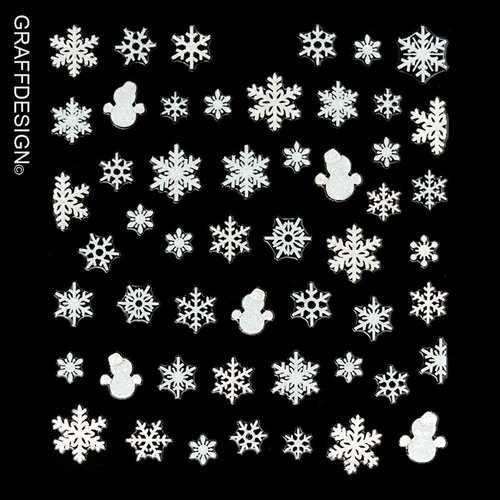 Sticker mit Glitter - Weihnachten / Winter / Christmas / Sterne - 703-SN-102 w4/4