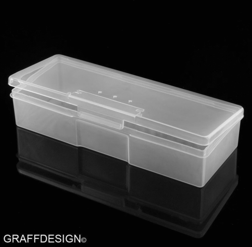 GRAFFDESIGN - 1 Arbeitsbox in transparent - klar - Feilenbox