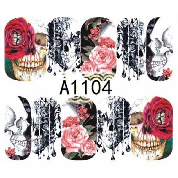 Wraps - Sticker - Tattoo - Halloween / Karneval / Skull - 702-A1104
