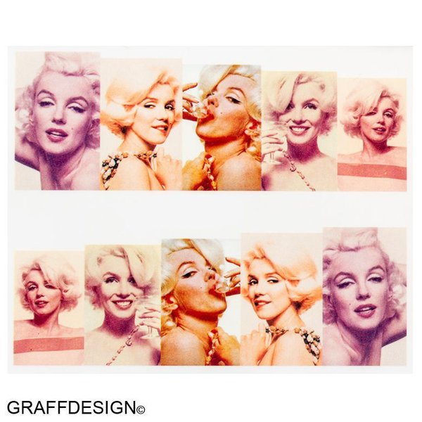 Sticker - Tattoo - Legenden / Marilyn Monroe / Sexy - 702-BN-134 CC-12