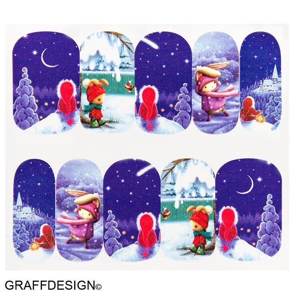 Wraps - Sticker - Tattoo - Weihnachten / Winter - 702-A1177 w10/5