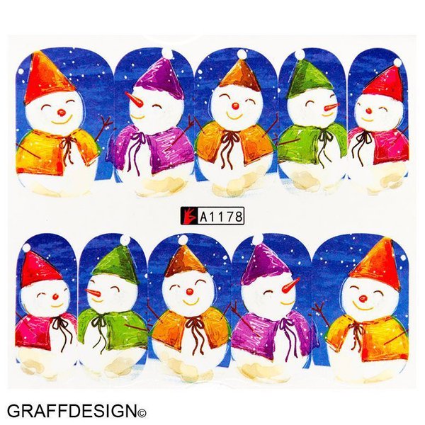 Wraps - Sticker - Tattoo - Weihnachten / Winter - 702-A1178 w10/5