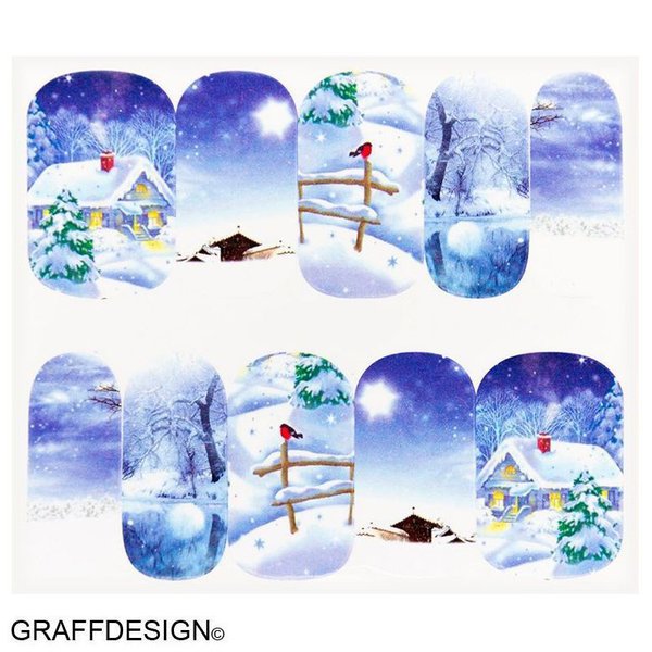 Wraps - Sticker - Tattoo - Weihnachten / Winter - 702-A1183 w10/6