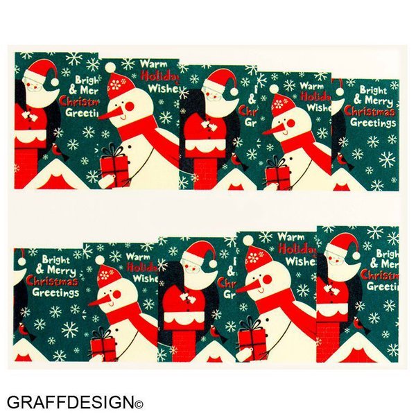 Wraps - Sticker - Tattoo - Weihnachten / Winter - 702-BN-219 w6/5