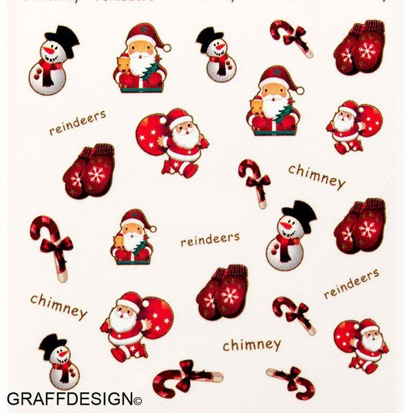 Sticker - Tattoo - Weihnachten / Winter / Christmas - 702-YB-278 w8/9