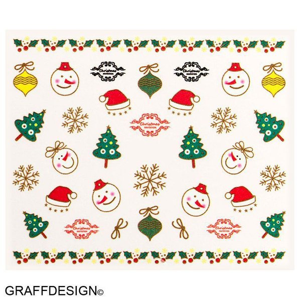 Sticker - Tattoo - Weihnachten / Winter / Christmas - 702-YB-290 w8/8