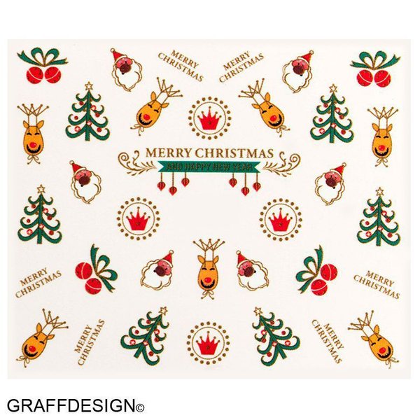 Sticker - Tattoo - Weihnachten / Winter / Christmas - 702-YB-297 w8/7