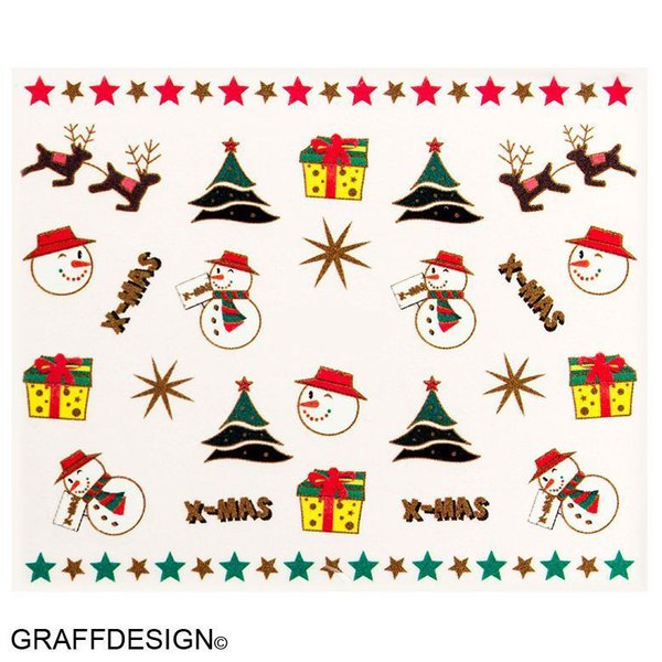 Sticker - Tattoo - Weihnachten / Winter / Christmas - 702-YB-299