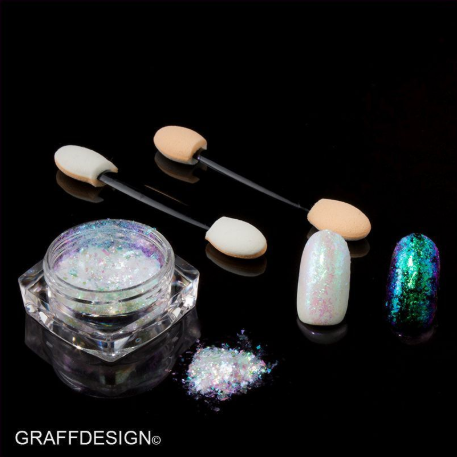 Nailart Zauber Flakes in Aurora Türkis für den Glitzereffekt auf Ihren Nägeln