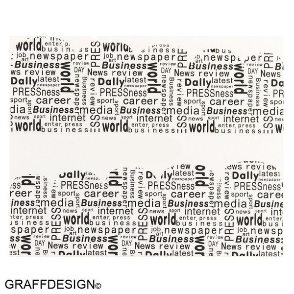 Tattoo - Sticker - Wraps - Zeitung / Schrift - 702-BN-569 CD-13