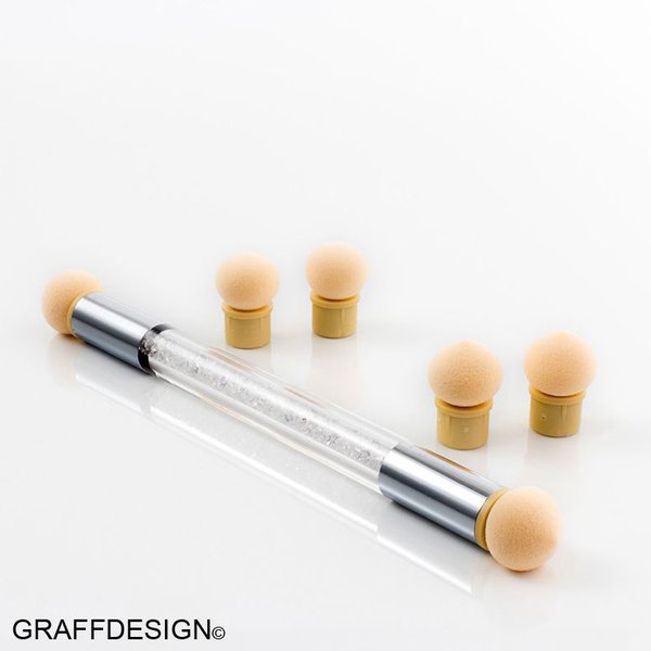 GRAFFDESIGN - 1 Luxus Nailart Pinsel-Tool - Ombre / Babyboomer - 440-032