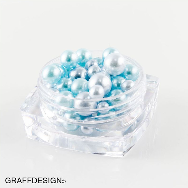 Nailart Candy Balls - Glass Perlen in Türkis für Ihre Nägel