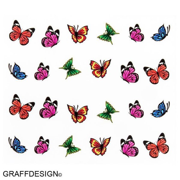 Sticker - Tattoos - Schmetterlinge - 702-A343