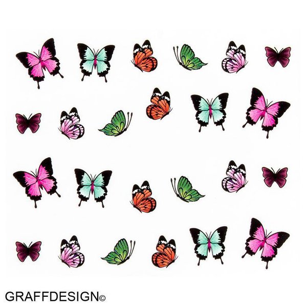 Sticker - Tattoos - Schmetterlinge - 702-A345 S/5