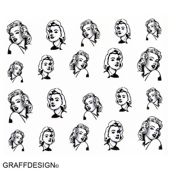 Tattoos - Sticker - Marilyn Monroe - 702-A484