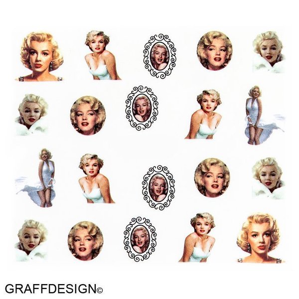 Tattoos - Sticker - Marilyn Monroe - 702-A490