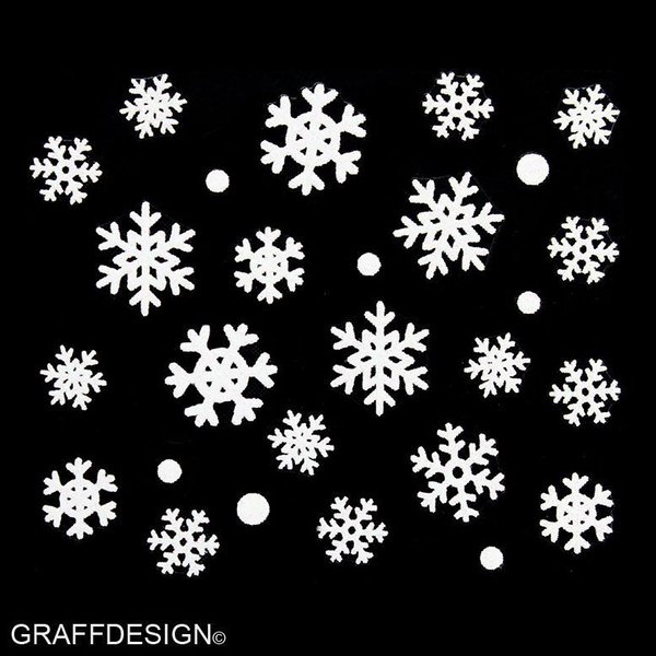 Sticker mit Glitter - Weihnachten / Winter / Christmas / Sterne - 703-TL14 w4/6