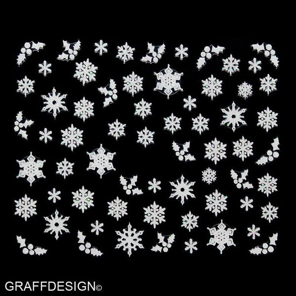Sticker mit Glitter - Weihnachten / Winter - 703-SMY058
