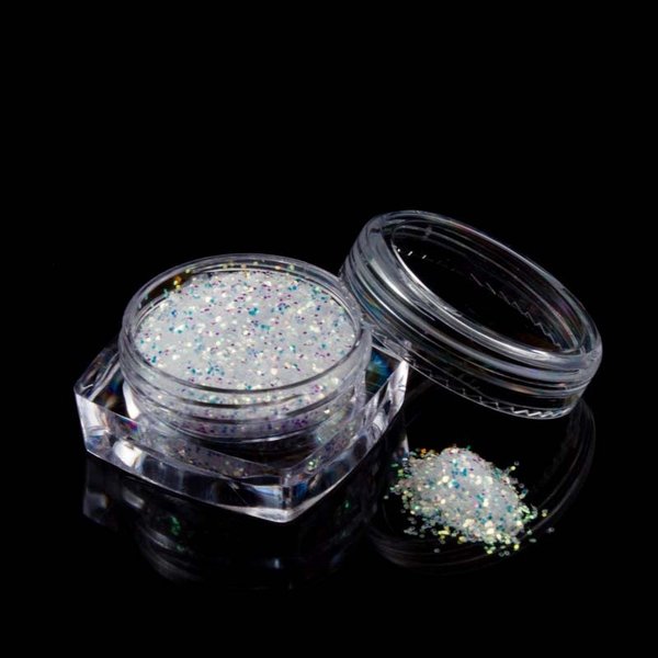 irisierendes Glitter Puder fein 0,2 mm - 1002-405