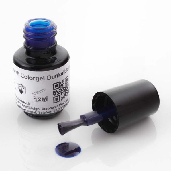 4,5 ml UV Aquarellfarbe in Dunkelblau