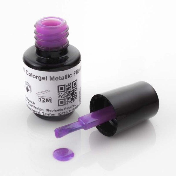 4,5 ml UV Aquarellfarbe in Metallic Flieder