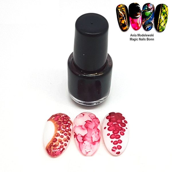 4,5 ml Ink Color - Nailart Farbe - Weinrot - 111-i02