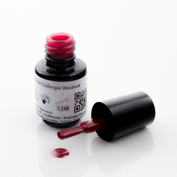 4,5 ml UV Aquarellfarbe in Weinrot