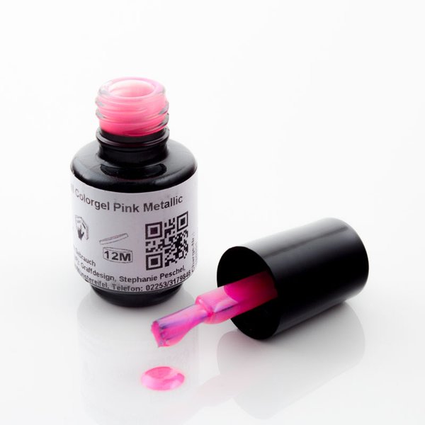 4,5 ml UV Aquarellfarbe in Metallic Pink