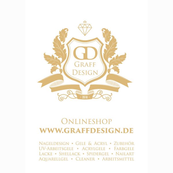 Graffdesign Logo als Poster für Ihr Nagelstudio in 3 verschiedenen Grössen - DIN A1 / A2 / A3