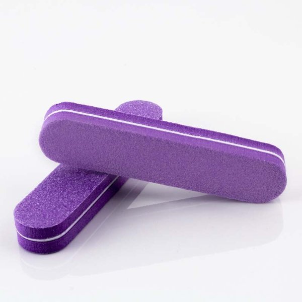 Mini Bufferfeile in lila - für Gelnägel & Acrylnägel