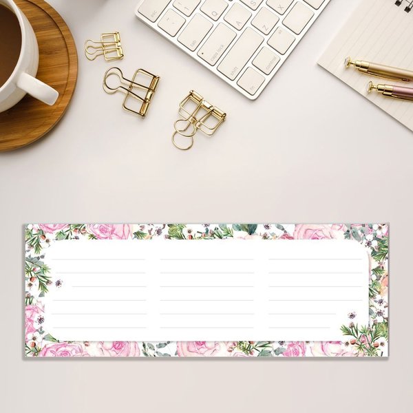 Kalender Notizblock Tischkalender Rosen - Ihr individueller Wochenplaner