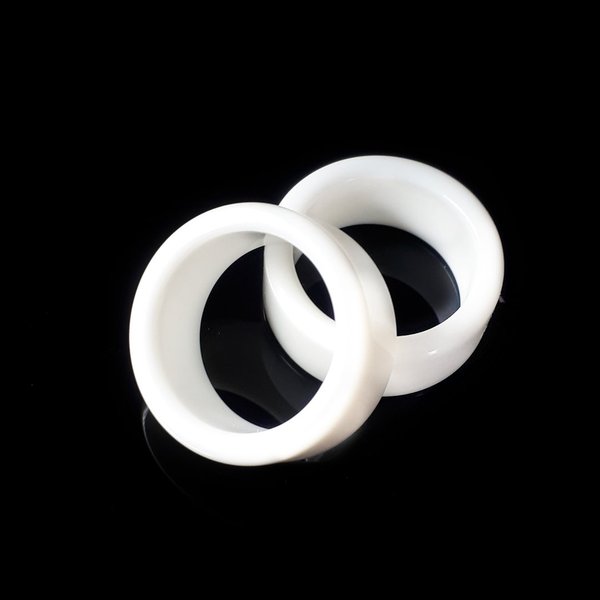 1 x Ring - Acrylring - in weiß - kreativ gestalten - 411-003
