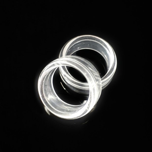 1 x Ring - Acrylring - in transparent - kreativ gestalten - 411-004