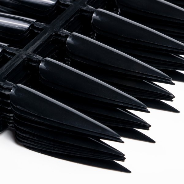 10 Mustertips Stilettos - 240 Stilettotips in schwarz