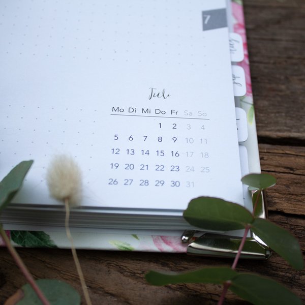 Kalender „Rose Sauvage“ - Dein Jahresplaner 2021 – Leg einfach los, er passt sich dir an!