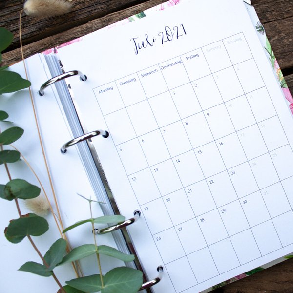Kalender „Fuchs“ - Dein Jahresplaner 2021 – Leg einfach los, er passt sich dir an!