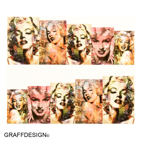 Wraps / Sticker / Tattoo - Legenden / Marilyn Monroe / Sexy - 702-A815