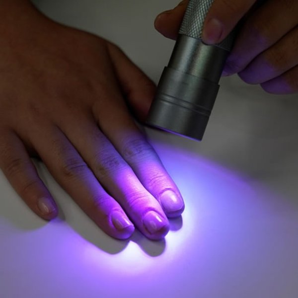GRAFFDESIGN - LED Lichthärtungsgerät - Taschenlampe - in silber - 997-01