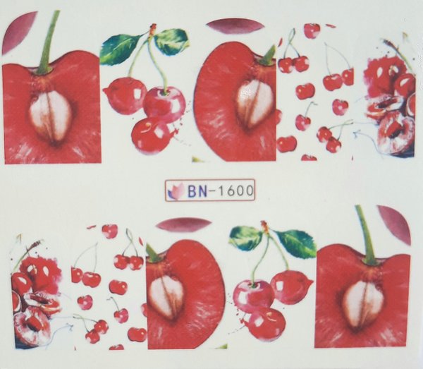 Tattoo - Sticker - Wraps - Fruit - Früchte - Kirsche - Cherry - 702-BN-1600 B1