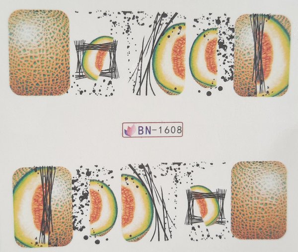 Tattoo - Sticker - Wraps - Fruit - Früchte - Melone - 702-BN-1608 B1