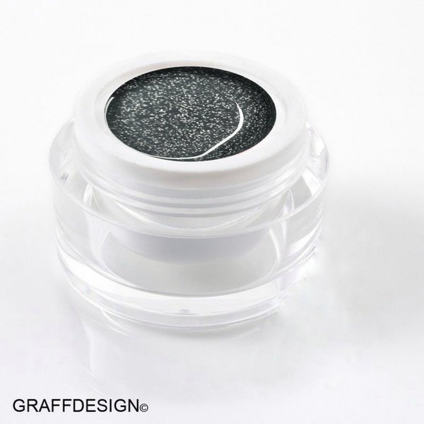 GRAFFDESIGN - 5 ml Colorgel / Farbgel - in Grey Glitter Star - 107-3301 6/18