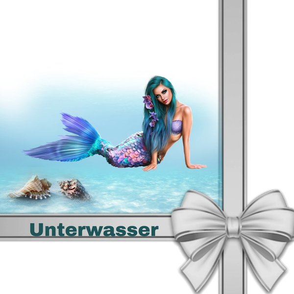 GRAFFDESIGN Wundertüte - Mermaid - Meerjungfrau - Unterwasser